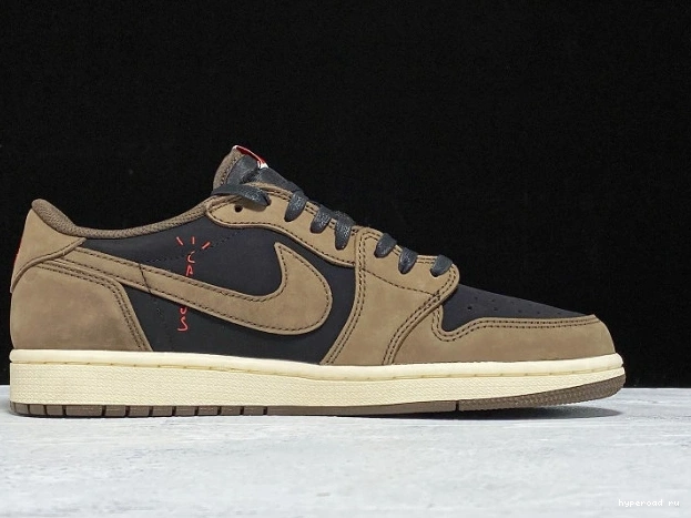 Low CQ4277-001 Air OG Travis Dark Jordan x SP 1 Scott Mocha 0702